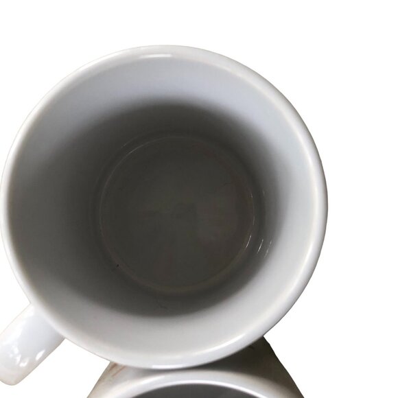 Norman Rockwell Coffee Mugs Set of 2 MSRF Design Studio Chicago Holiday Postman - Picture 2 of 7